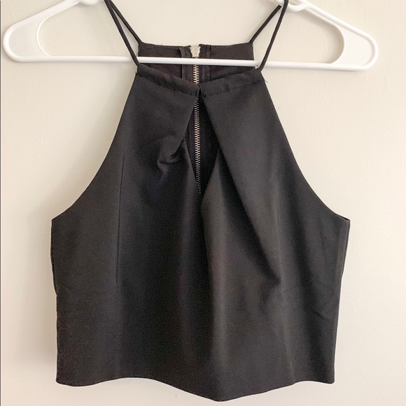 Tops - Black crop top